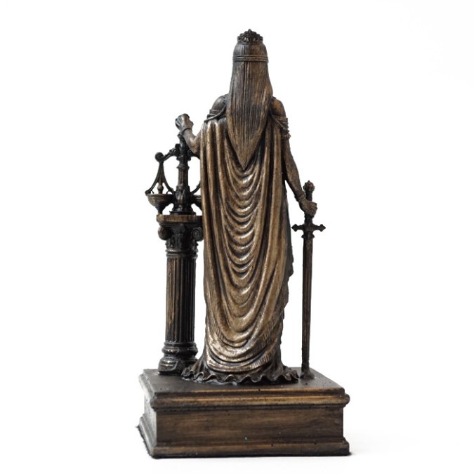 Altar figurine of Themis symbol of justice