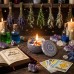 Ароматическая свеча с камнями и цветами №6
