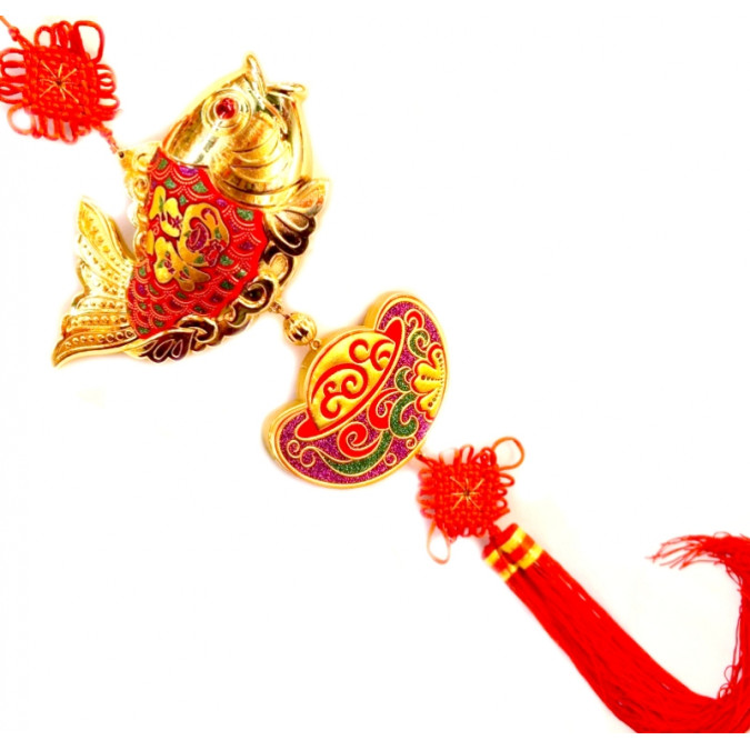 Подвеска рыба + чаша изобилия