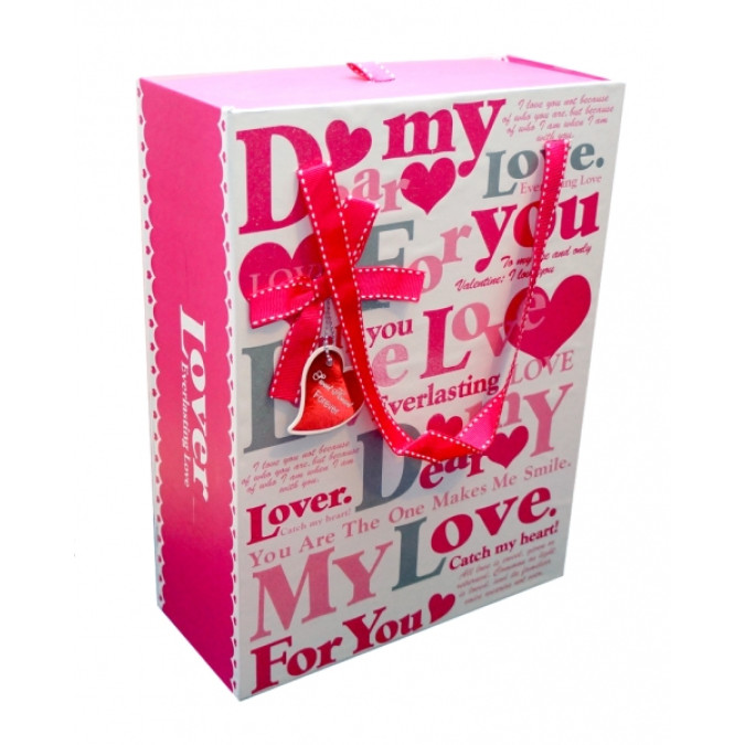 Комплект з 3-х коробок Dear my love Рожевий