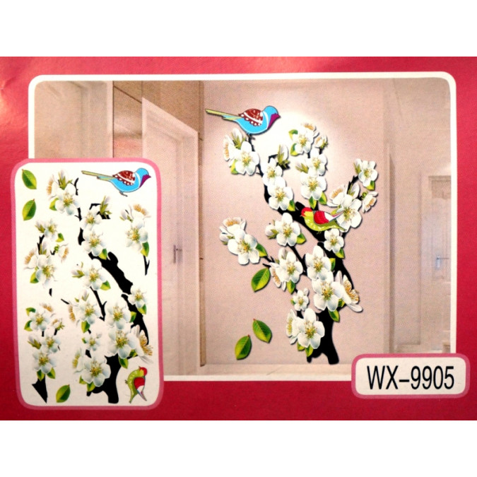 3D Декор - інсталяція КВІТИ WX-9905