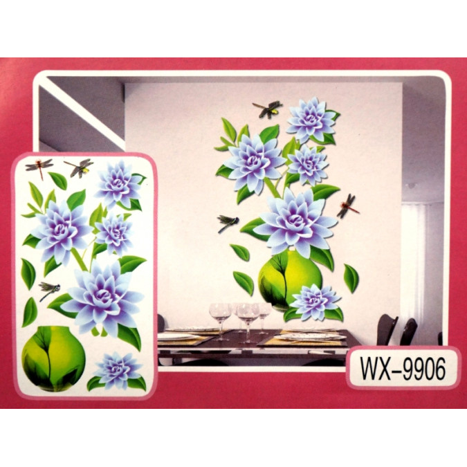 3D Декор - інсталяція КВІТИ WX-9906