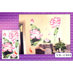 3D Декор - инсталляция ЛОТОСЫ YD-C003