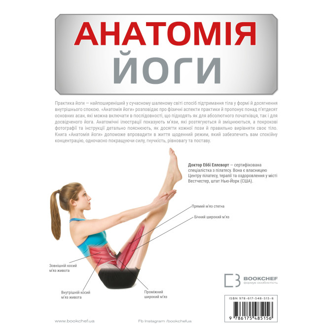 Книга Анатомия йоги. Иллюстрированное руководство Эбигейл Эллсворт