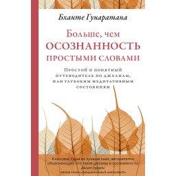 Книга Більше, ніж усвідомленість простими словами. Простий і зрозумілий путівник з джханів, або глибоких медитативних станів Бханте Хенепола Гунаратана