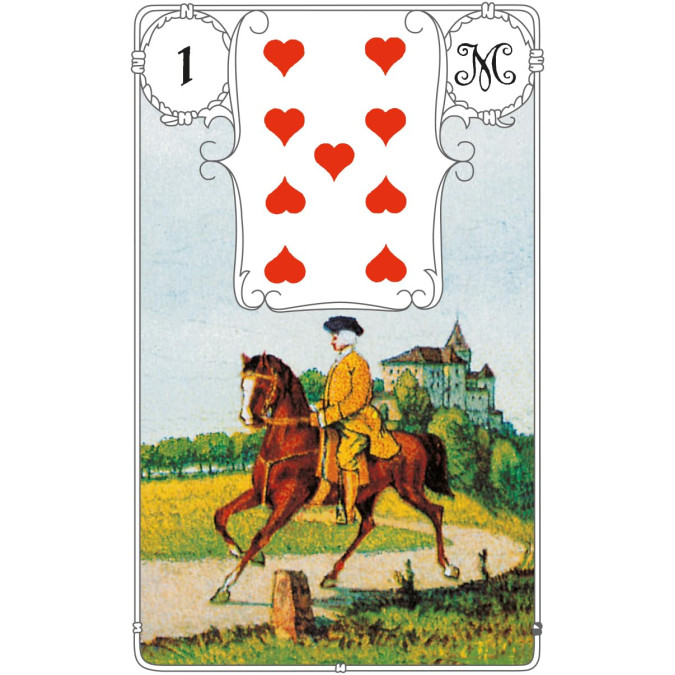 Карти Блакитна сова оракул Ленорман - Lenormand Blue Owl Premium Edition Cards AGM