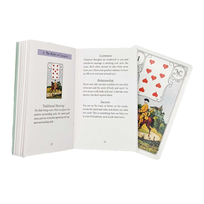 Карти Блакитна сова оракул Ленорман - Lenormand Blue Owl Premium Edition Cards AGM
