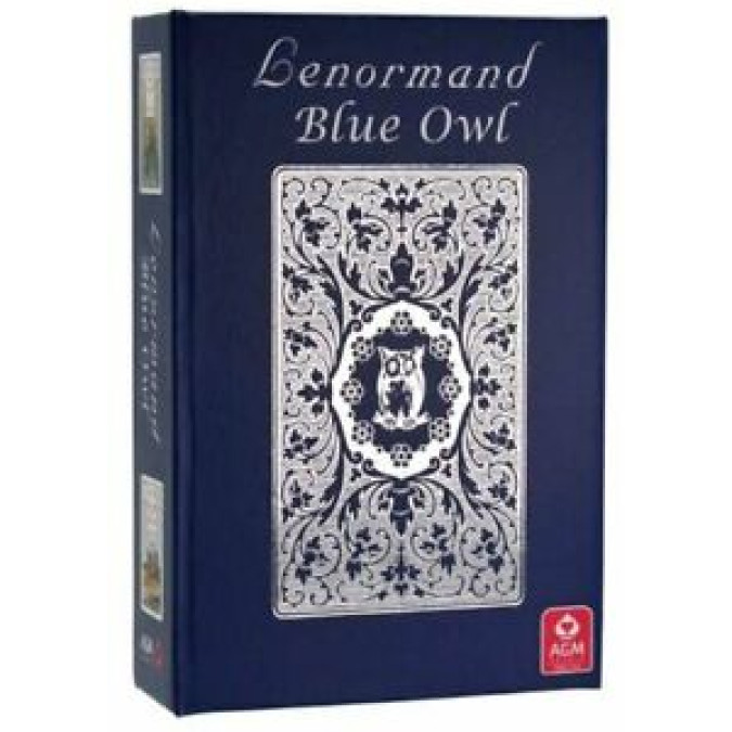Карти Блакитна сова оракул Ленорман - Lenormand Blue Owl Premium Edition Cards AGM
