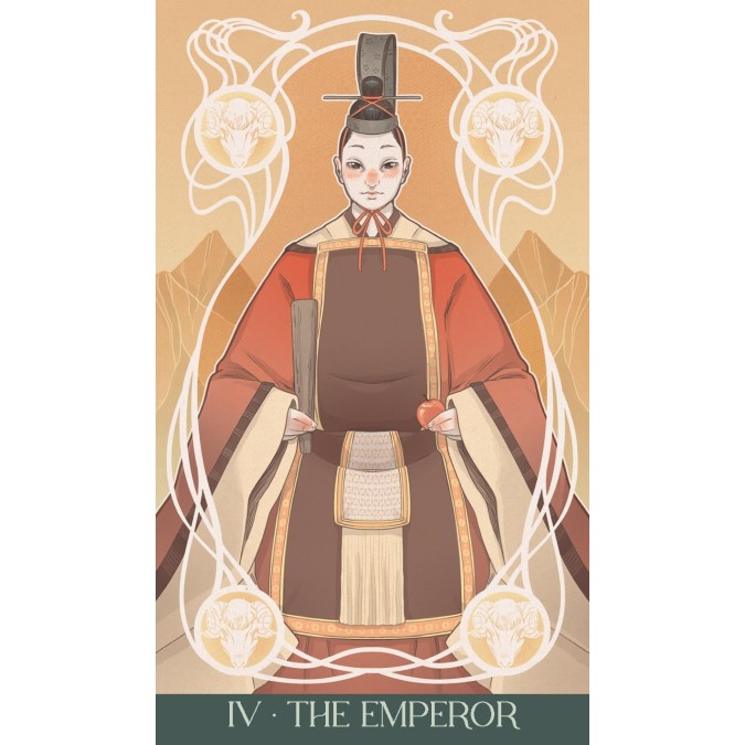 Карти таро Японське Арт нуво Преміум Lo Scarabeo - Japanese Art Nouveau Tarot Premium Lo Scarabeo