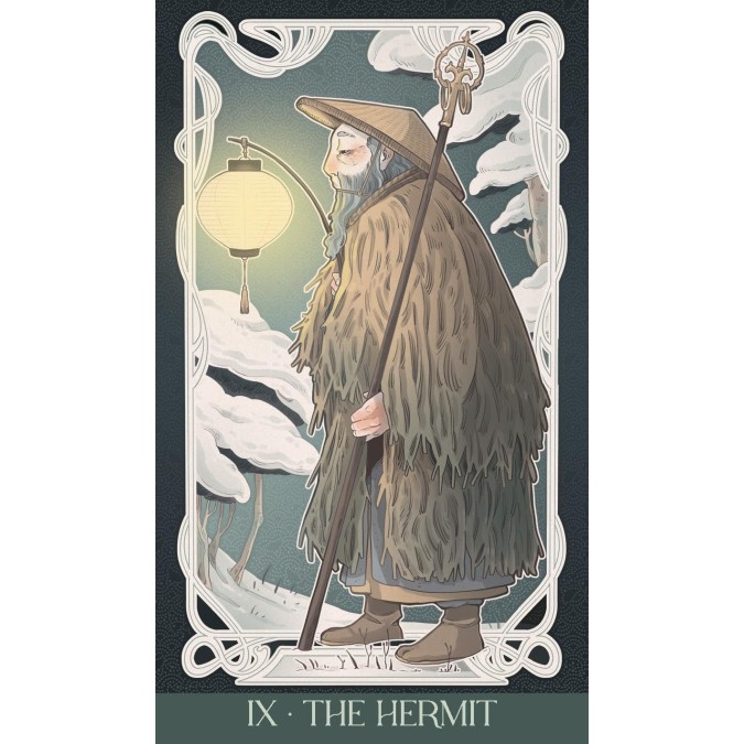 Карти таро Японське Арт нуво Преміум Lo Scarabeo - Japanese Art Nouveau Tarot Premium Lo Scarabeo