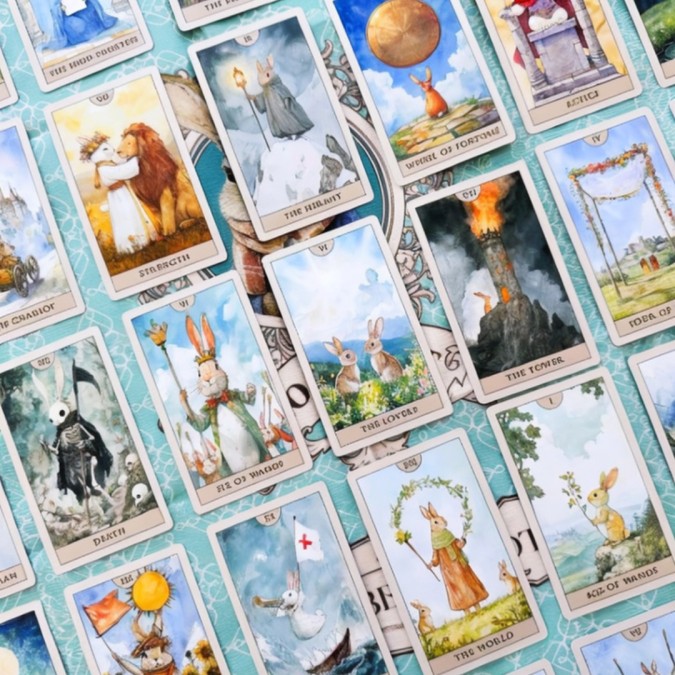 Карти Таро Акварельний Кролик 78 карт - Rabbit Tarot
