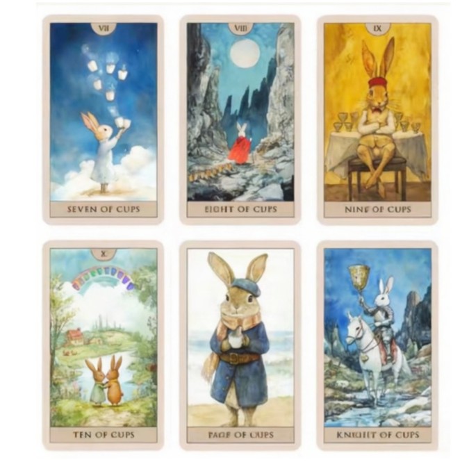 Карти Таро Акварельний Кролик 78 карт - Rabbit Tarot