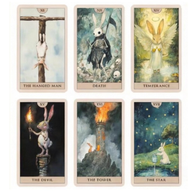 Карти Таро Акварельний Кролик 78 карт - Rabbit Tarot