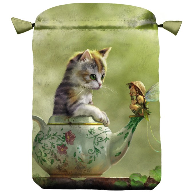 Мішечок для карт Таро Fantasy Cats (Фентезі Кіт)