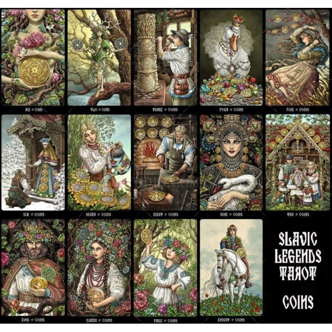 Таро Слов'янські Легенди (The Slavic Legends Tarot), велика версія, 14 см