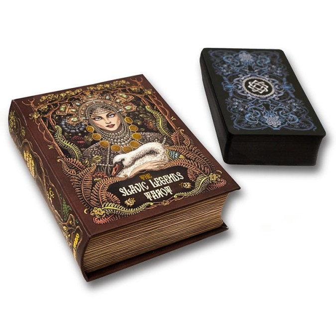 Таро Слов'янські Легенди (The Slavic Legends Tarot), 12 см, чорні зрізи