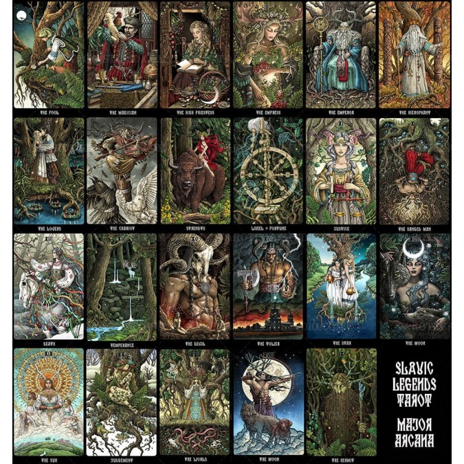Таро Слов'янські Легенди (The Slavic Legends Tarot), ЛІМІТОВАНЕ ВИДАННЯ, 14 см