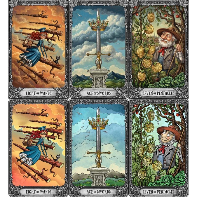 Таро Темний Маєток (The Dark Mansion Tarot), велика версія 14 см, Remastered Edition
