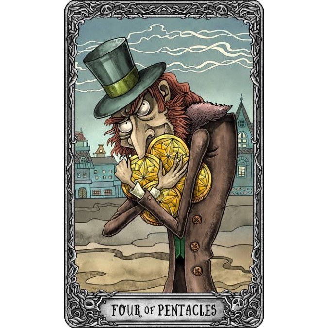 Таро Темний Маєток (The Dark Mansion Tarot), стандартна версія 12 см, 4-те видання, золоті зрізи