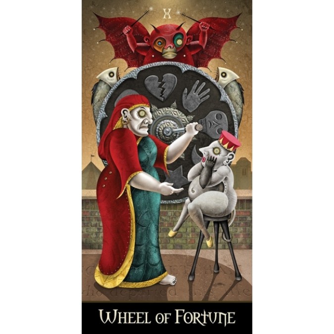 Карты Таро Безумной Луны - Deviant Moon Tarot borderless edition