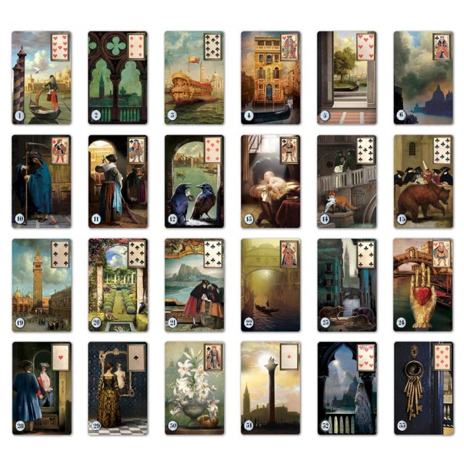 Карти Оракул Ленорман Золотий Венеціанський - Golden Venetian Lenormand Tarotmania Eugene Vinitski