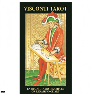 Карты Таро Висконти с золотым тиснением — Visconti Tarot. Lo Scarabeo