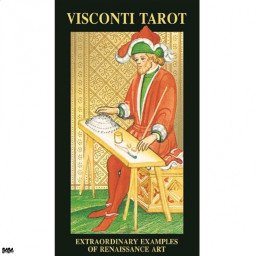 Карти Таро Вісконті із золотим тисненням - Visconti Tarot. Lo Scarabeo
