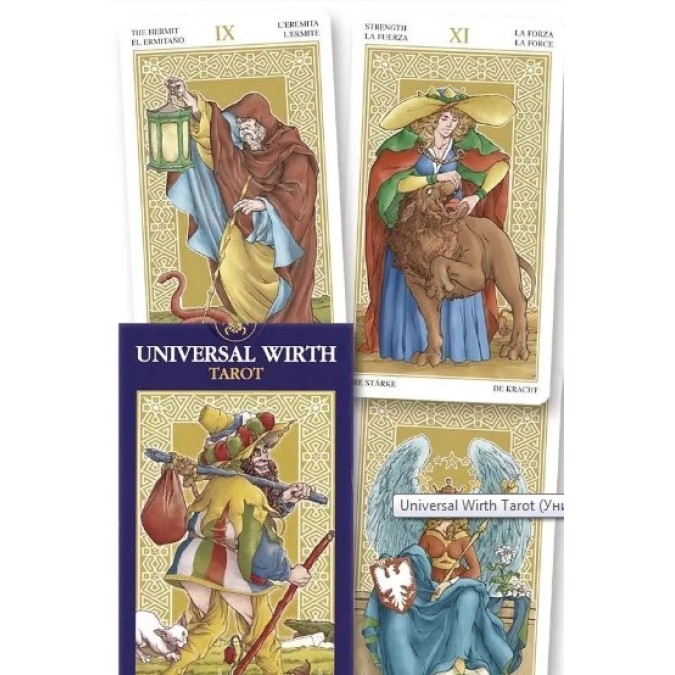 Карти Таро Універсальне Вірта - Universal Wirth Tarot. Lo Scarabeo