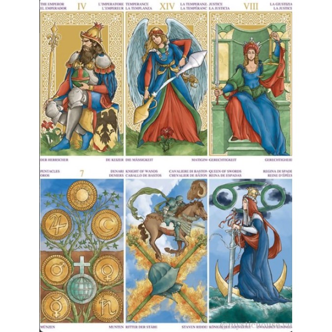 Карти Таро Універсальне Вірта - Universal Wirth Tarot. Lo Scarabeo