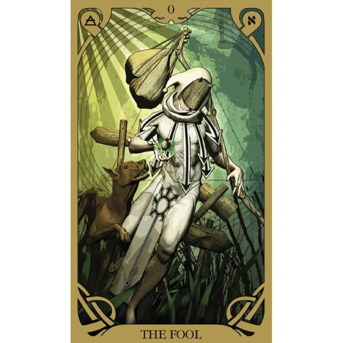 Карти Таро міні Нічного Сонця - Mini Night Sun Tarot. Lo Scarabeo