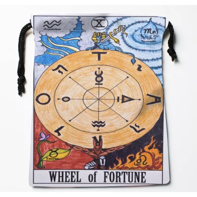 Мішечок для карт таро Wheel of Fortune Колесо фортуни