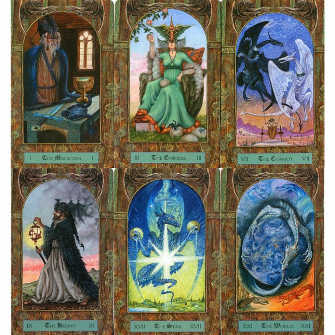 Карты Таро Дракона - The Dragon Tarot. CICO Books
