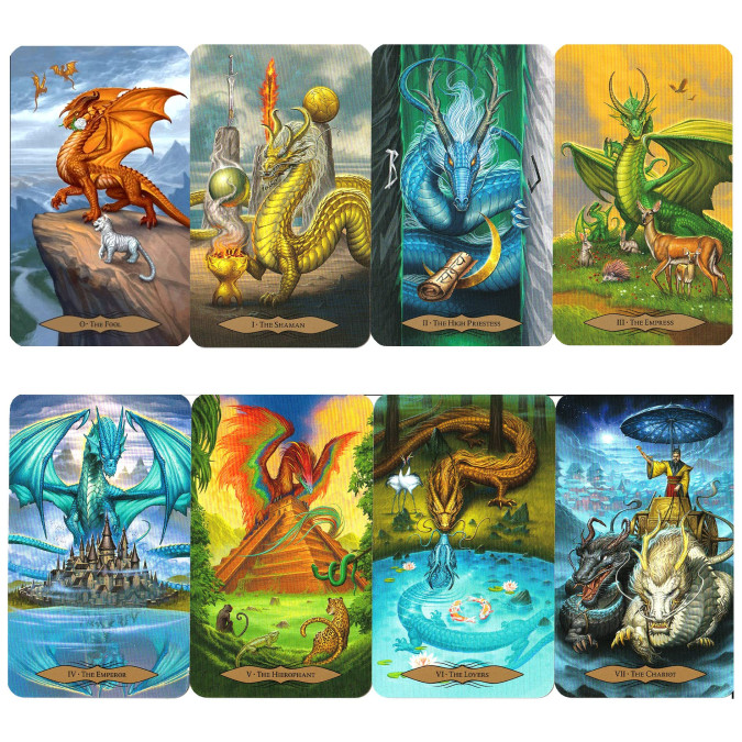 Карты Таро Драконов  Tarot of Dragons. Llewellyn
