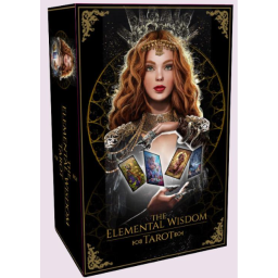 Карти Таро Elemental Wisdom Tarot - Таро Елементалей Матове покриття чорний зріз