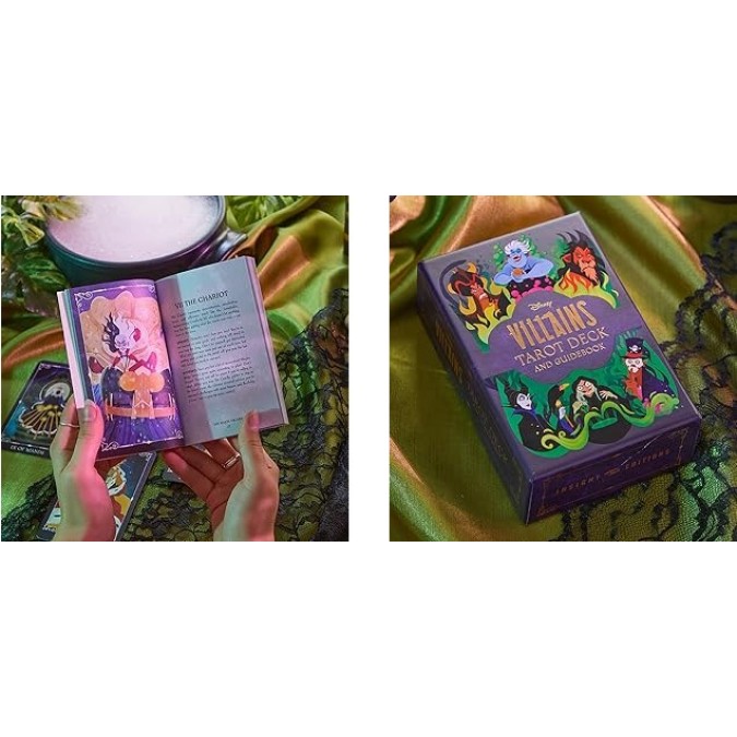 Disney Villains Tarot Deck and Guidebook - Таро Злодеев Диснея + путеводитель