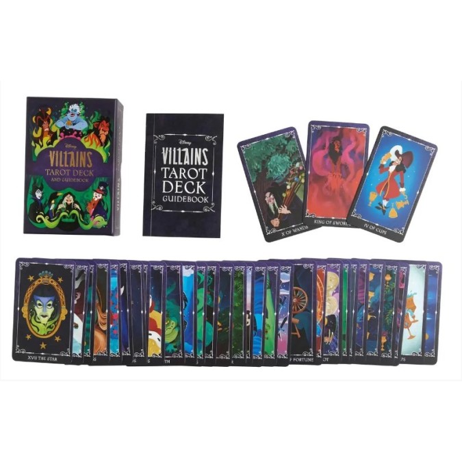 Disney Villains Tarot Deck and Guidebook - Таро Злодеев Диснея + путеводитель