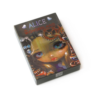 Карты Оракул Алиса в стране чудес голография Alice wonderland Oracle holography