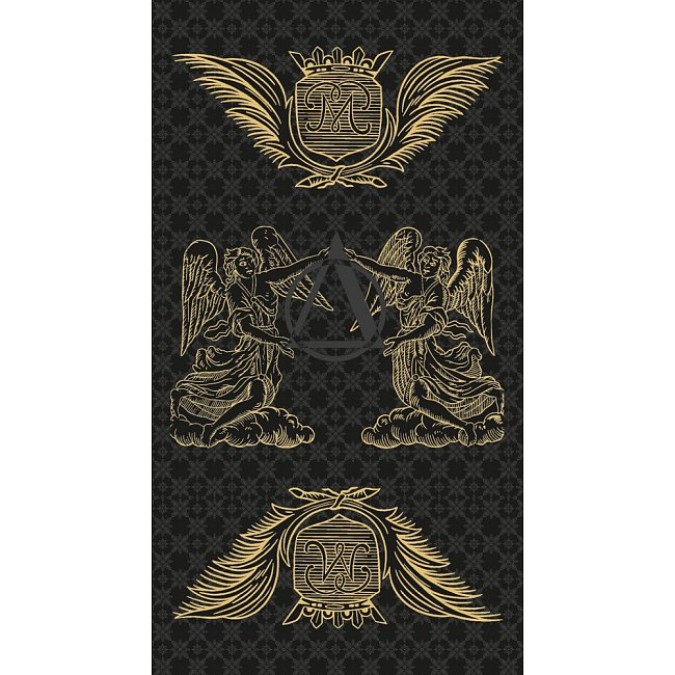 Карти Таро Марсельське у золотому та чорному виконанні - Marseille Tarot Gold & Black edition. Lo Scarabeo