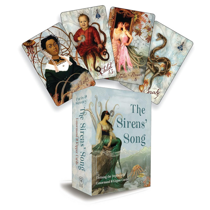 Таро Пісня Сірен Ленорман та Кіппер - The Sirens Song Lenormand and kipper cards. Weiser Books