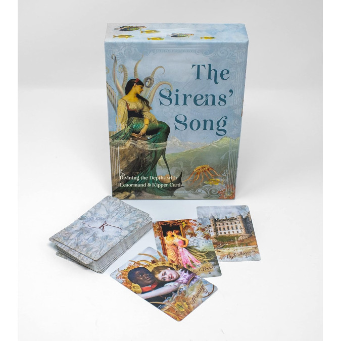 Карты Таро Песня Сиреней Ленорман и Киппер - The Sirens Song Lenormand and kipper cards. Weiser Books