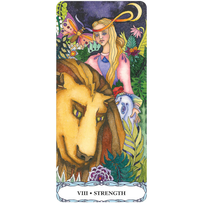 Карти Таро Місячний сад безрамочне / Tarot Of A Moon Garden Borderless Deck & Book Set Cards