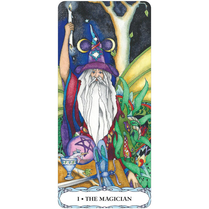 Карти Таро Місячний сад безрамочне / Tarot Of A Moon Garden Borderless Deck & Book Set Cards