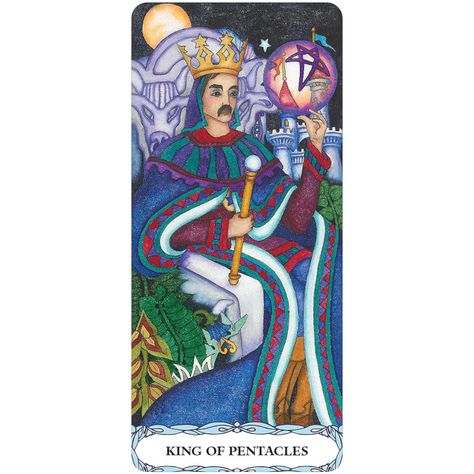Карти Таро Місячний сад безрамочне / Tarot Of A Moon Garden Borderless Deck & Book Set Cards