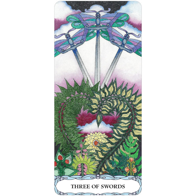 Карты Таро безрамочное Лунного Сада - Tarot Of A Moon Garden Borderless Deck
