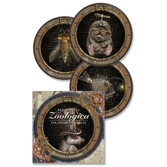 Карты Оракул Стимпанк Зоологика - Maxine Gadds Zoologica: The Steampunk Oracle Cards
