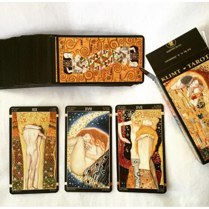 Мини Золотое Таро Климта - Mini Golden Klimt Tarot. Lo Scarabeo