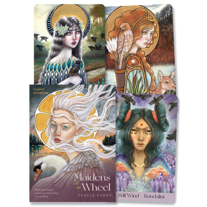 Карты Оракул Девы Колеса: Внутренние Путешествия через Циклы Года - Maidens of the Wheel Oracle Cards: Inner Journeys through the Cycles of the Year