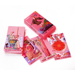 Карти Таро Уейта Waite's Tarot Cards рожеві Zen Garden