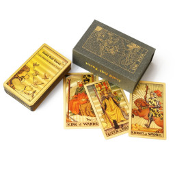 Карти Таро Уейта Waite's Tarot Cards золоте рамкове Таро Zen Garden