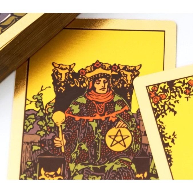 Карти Таро Уейта Waite's Tarot Cards золоте тиснення Zen Garden
